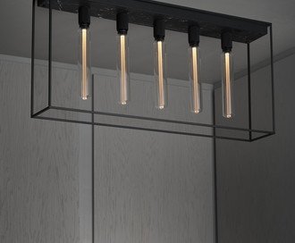 Caged Ceiling 5.0 / Black Marble