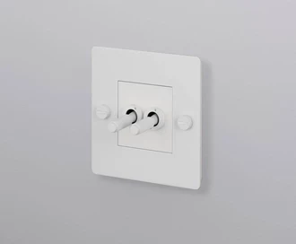 1G Double Toggle / Cross / White