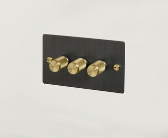 3G Dimmer /  Cross / Smoked Bronze / Brass