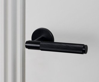 Door Handle / Cross / Black