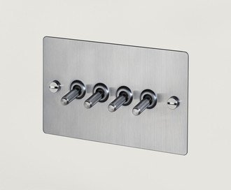 4G Toggle Switch / Cross / Steel