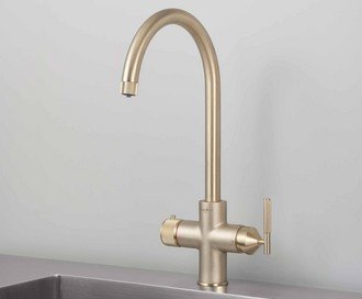 Kitchen Tap / 4-in-1 / Linear / Brass