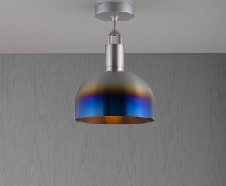 Forked Ceiling / Shade / Medium / Burnt Steel