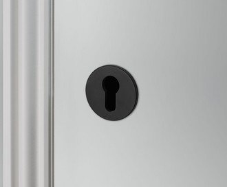 Euro Cylinder Key Escutcheon / Welders Black