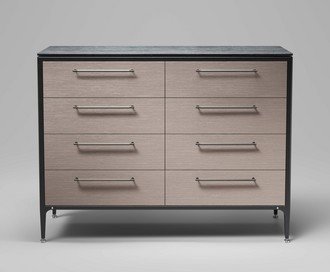 Dresser / Double / Silver Oak / Linear / Gun Metal