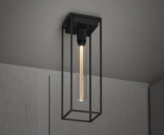 Caged Ceiling / Large / Black Marble