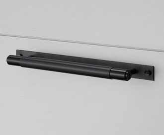Pull Bar / Plate / Cross / Black
