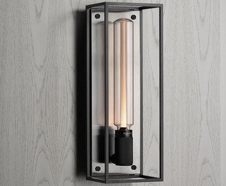 Caged Wall / Large / Brushed Steel