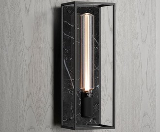 Caged Wall / Large / Black Marble