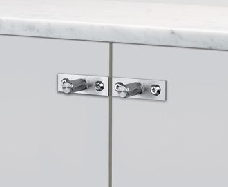 Furniture Knob / Plate / Linear / Steel