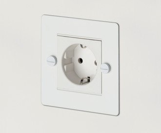 1G Euro Socket / White