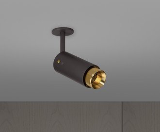 Exhaust Spot / Linear / Graphite / Brass