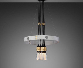 Hero Light / Stone / Brass
