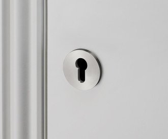 Euro Cylinder Key Escutcheon / Steel