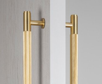 Pull Bar / Double-Sided / Cross / Brass
