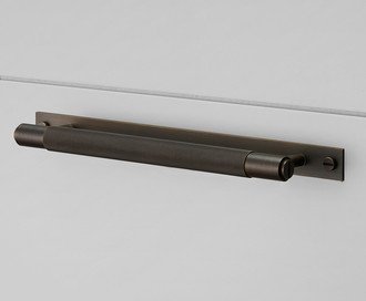 Pull Bar / Plate / Cross / Smoked Bronze