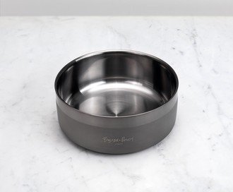 Dog Bowl / Large / Gun Metal