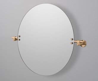 Mirror / Cast / Large / Brass