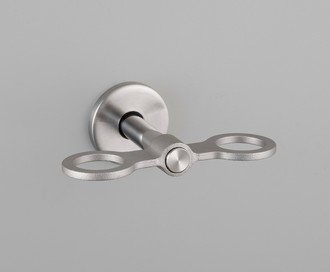 Soap Bottle Holder / Double / Cast / Steel