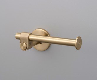 Toilet Roll Holder / Cast / Brass