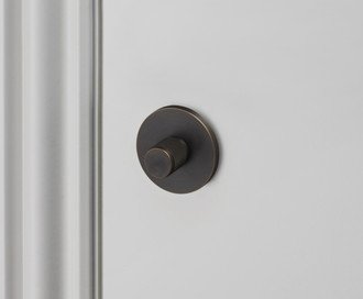 Thumbturn Lock / Cross / Smoked Bronze