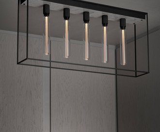 Caged Ceiling 5.0 / White Marble