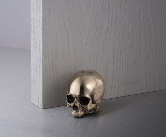 Skull Door Stop / Travis Barker / Brass
