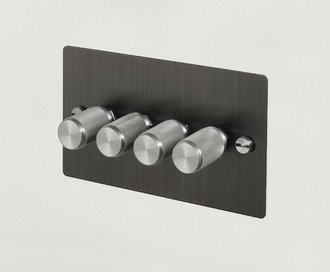 4G Dimmer / Cross / Smoked Bronze / Steel