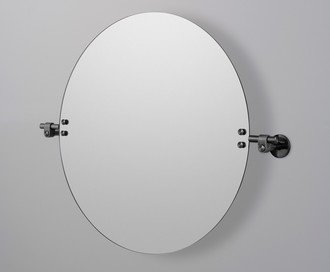 Mirror / Cast / Large / Gun Metal
