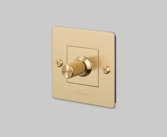 1G Dimmer / 250W LED / Linear / Brass