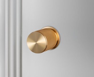 Door Knob / Cross / Brass