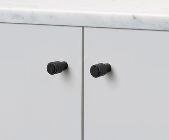 Furniture Knob / Cast / Welders Black