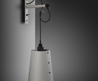 Hooked Wall / Large / Stone / Smoked Bronze