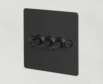 3G Toggle Switch / Cross / Black