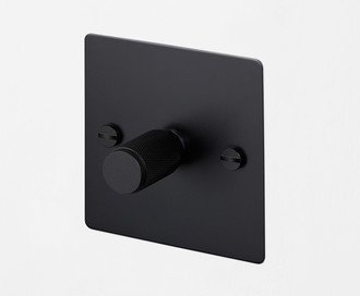 1G Dimmer / 120W / Cross / Black