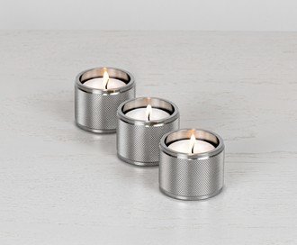 Tealight Candle Holder / Steel / Set of 3