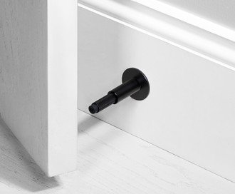 Door Stop / Wall / Black