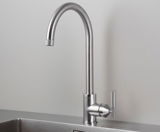 Kitchen Tap / Mixer / Cross / Steel