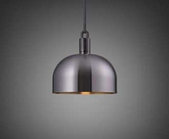 Forked Pendant / Shade / Large / Gun Metal