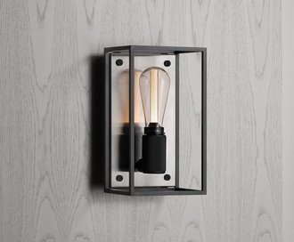 Caged Wall / Medium / Brushed Stee