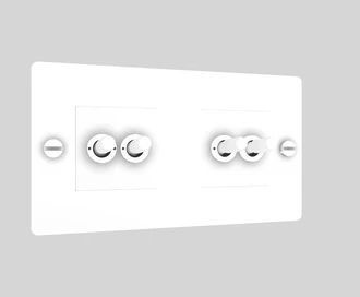 2G DoubleToggle / Cross / White