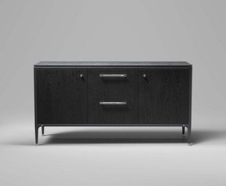 Cabinet / Medium / Black Ash / Cross / Steel