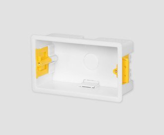 Electricity 2G Plastic Back Box 47mm