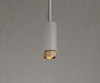Exhaust Pendant / Linear / Stone / Brass