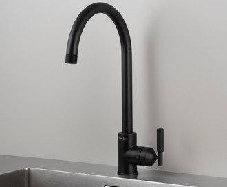 Kitchen Tap / Mixer / Cross / Welders Black