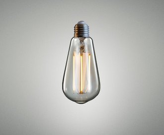 LED Teardrop / Amber