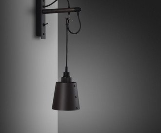 Hooked Wall / Small / Graphite / Smoked Bronze