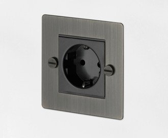 1G Euro Socket / Smoked Bronze