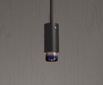 Exhaust Pendant / Linear / Graphite / Burnt Steel