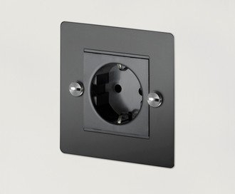 1G Euro Socket / Black / Steel